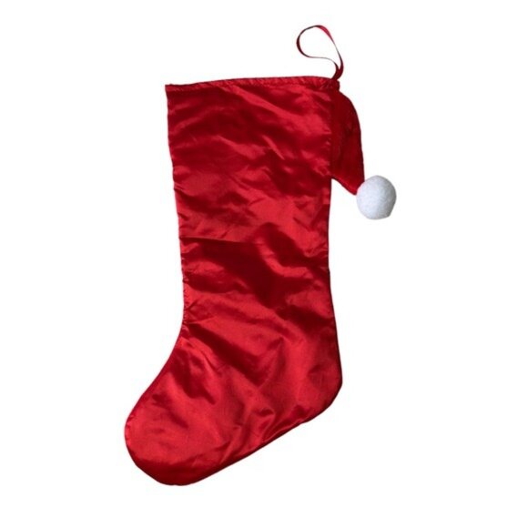 Disney Nightmare Before Christmas Jack Skeleton Stocking Red White Santa Claus - Picture 6 of 9